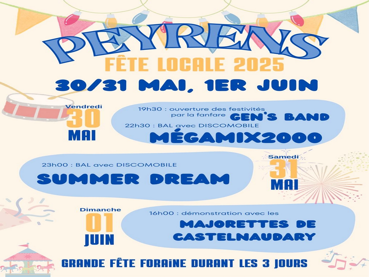 PEYRENS FÊTE LOCALE